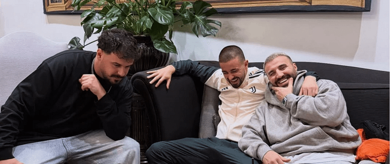 DJ Dagz dhe DJ PM takohen në Madrid me Edon Zhegrovën para Real Madrid–Juventus